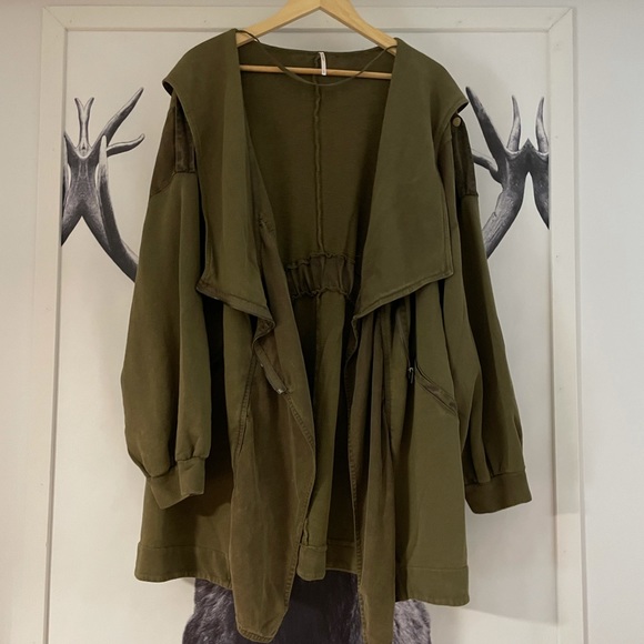 Free People Olive Jacket - Picture 4 of 7